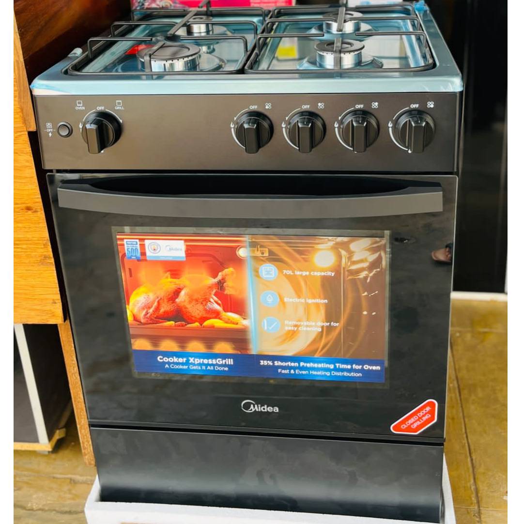 Free Standing Gas Cooker 4 Gas Burner+Gas Oven