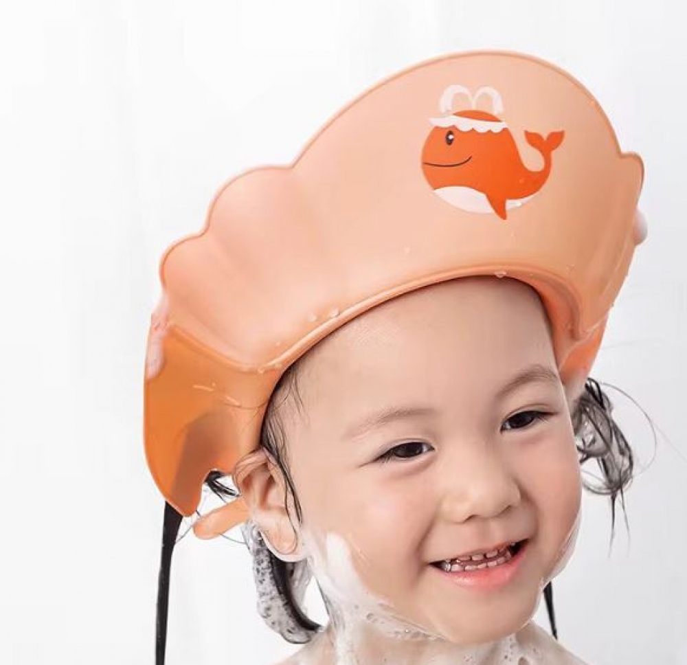 Baby Shower Cap|Fun Bath Visors| Made From PP|TPE Silicone & EVA Resin For Toddler Safety|Shampoo Cap Offer Ear & Eye Protection|Infant Bathing Cap for Safe|Enjoyable Bathing Moments