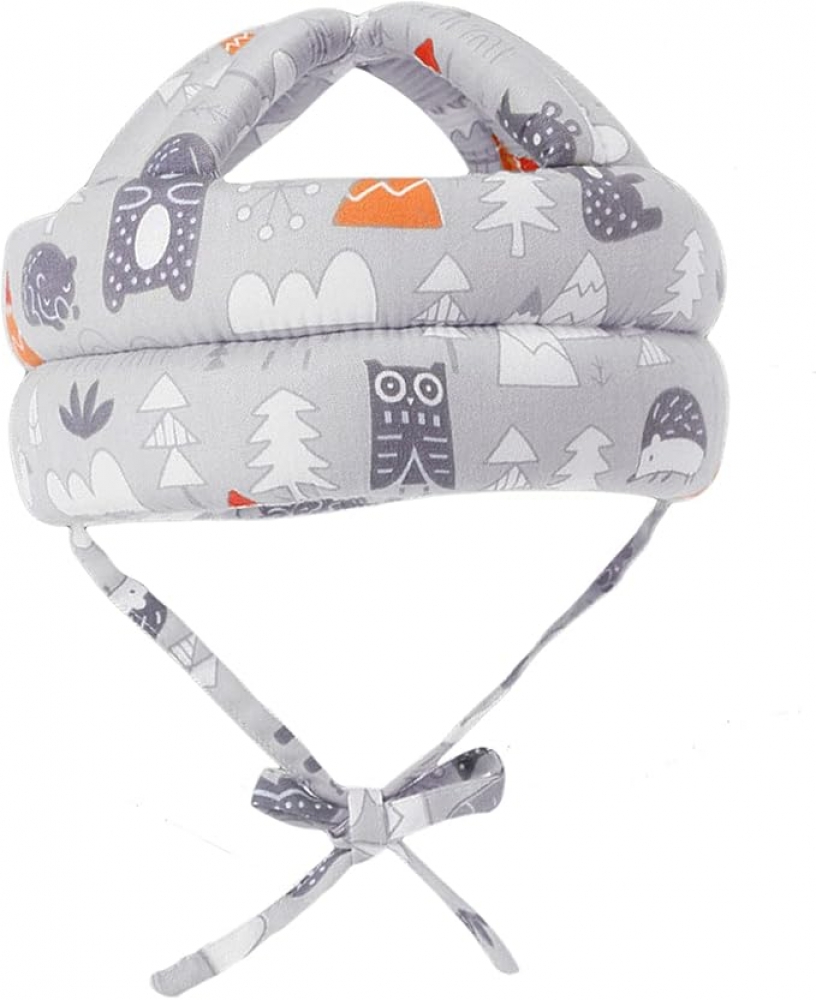 360° Anti-Collision Baby Helmet Head Protection Shockproof Protective Hat Infant Toddler Children Head Protection Cap Cotton Hat Head Protection Hat Adjustable Head Protection 6 to 36 Months