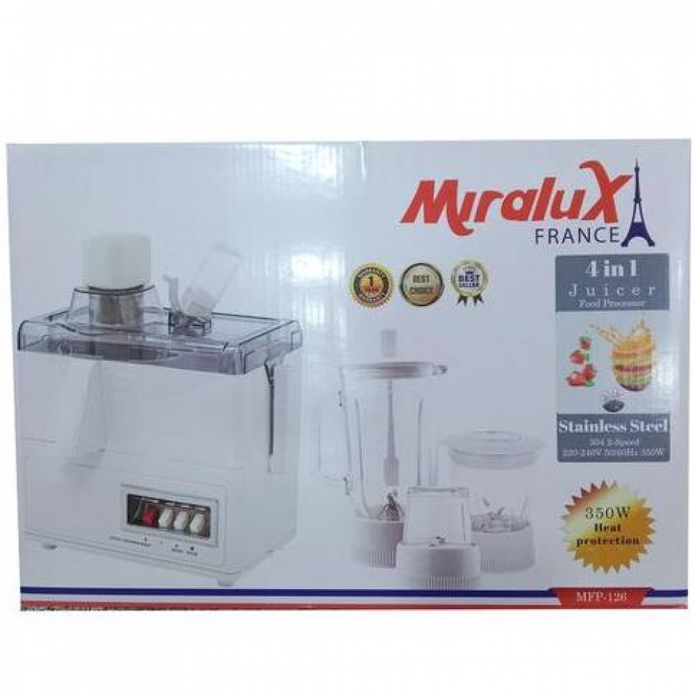 Miralux 4 In 1 Food Processor And Juicer