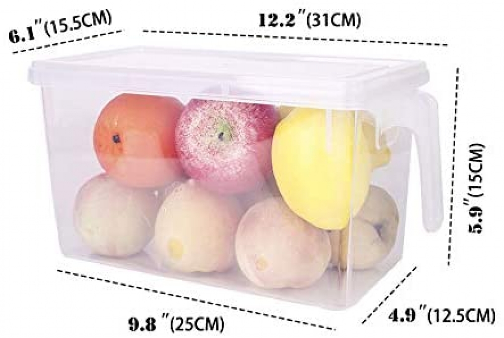 Fridge Storage Containers With Lids 1 Piece