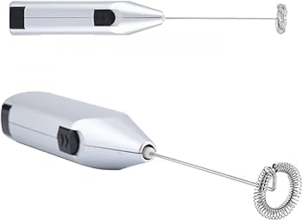 Milk Frother Quiet Hand Held Frother Whisk High Powered Mini Blender Electric Foam Maker Mixer Blender