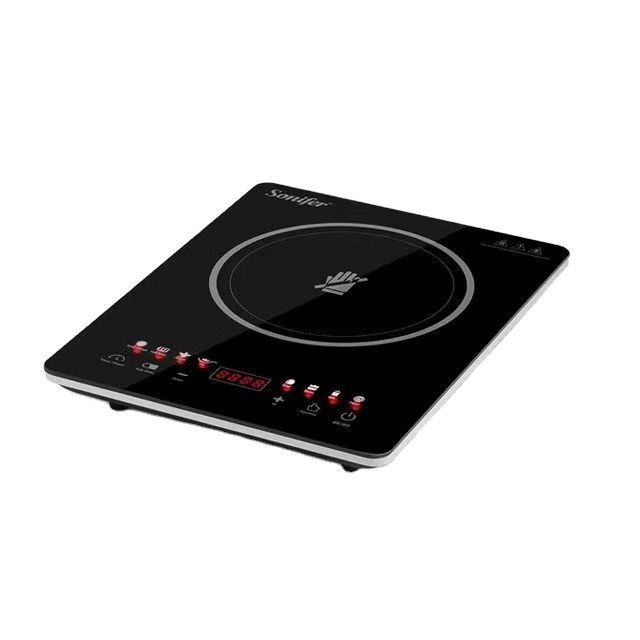 Sonifer SF-3048 Manufacturer 1400W Timer Temperature Control Heating Glass Plate Single Touch Sensor Induction Cooker Electric