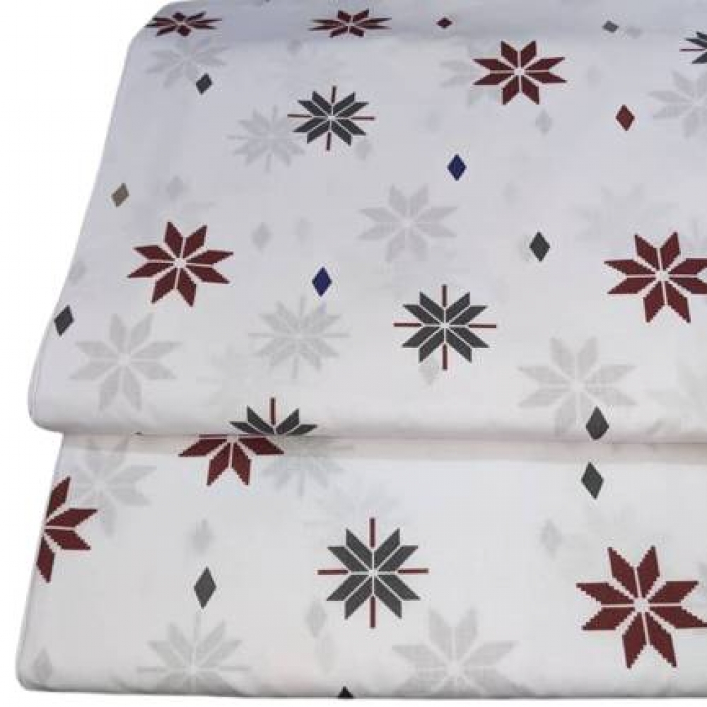Bedding Cotton Set 2 Bedsheets Of 2,7mx2,7m & 2 Pillow Cases
