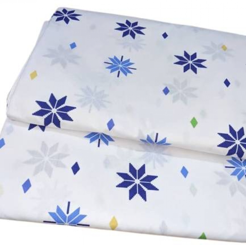 Bedding Cotton Set 2 Bedsheets Of 2,7mx2,7m & 2 Pillow Cases