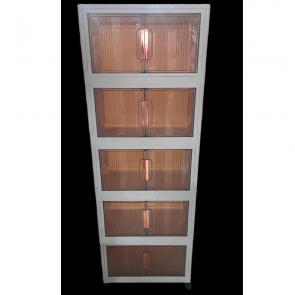 Multifunctional Folding Wardrobe Thickening Living Room Cabinet Storage Locker Clothes Doll Storage Box Cabinet With Pulley