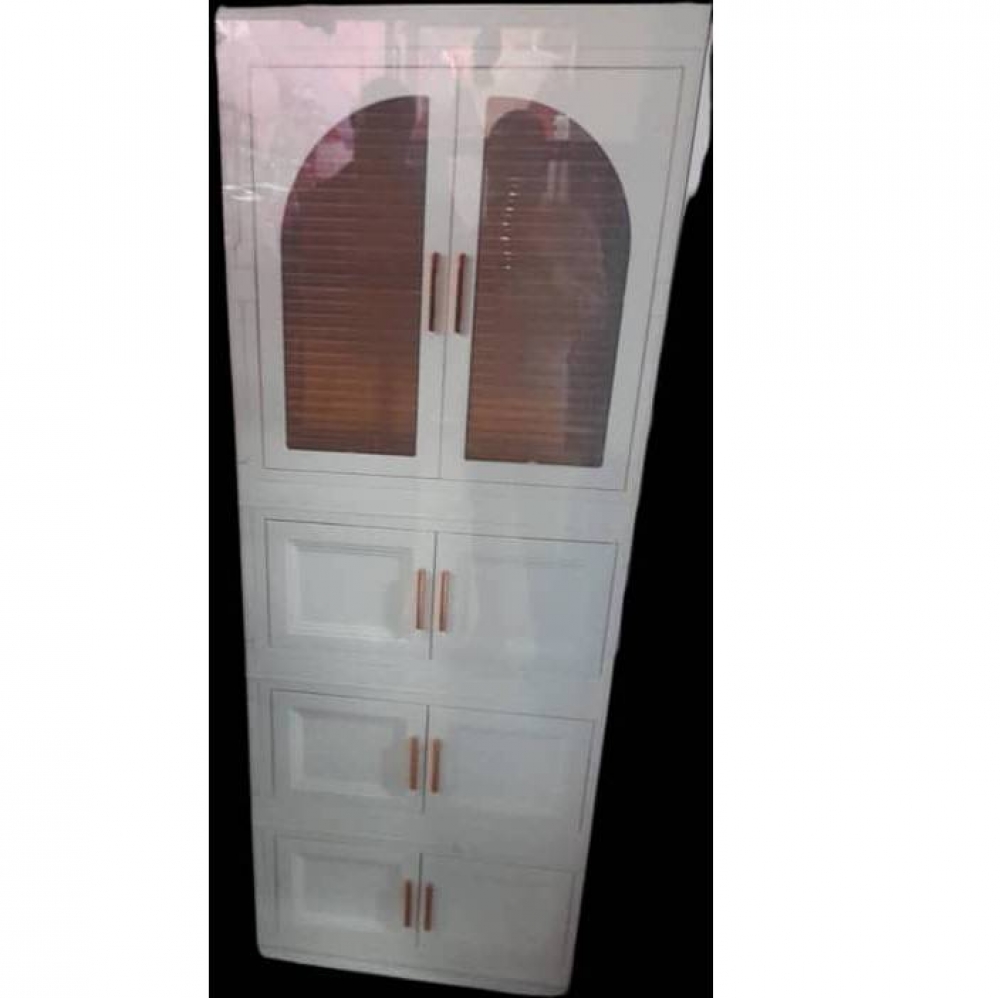 Multifunctional Folding Wardrobe Thickening Living Room Cabinet Storage Locker Clothes Doll Storage Box Cabinet With Pulley