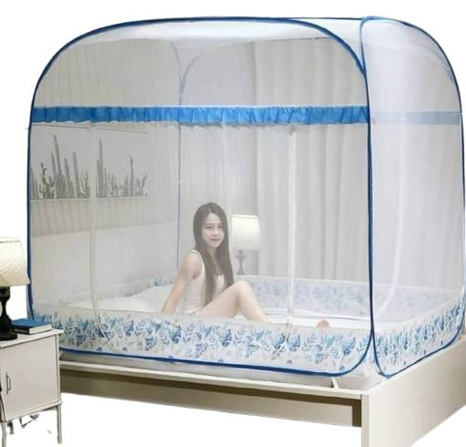 U Shape Design  Door Open Portable Freestanding Pop up Folding Mosquito Net