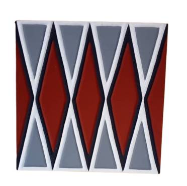 Traditional Geometric Diamond Wall Panel 30 x 30 Cm